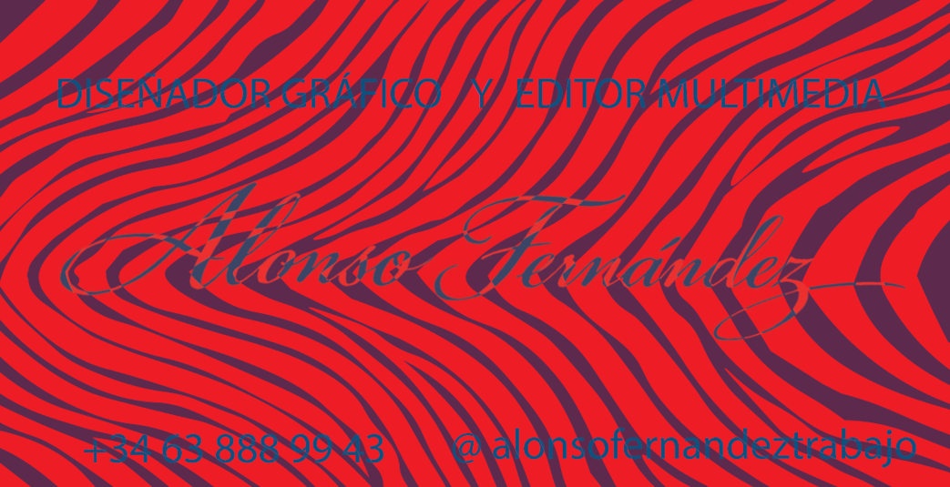 Alonso Fernández — Diseñador Gráfico y Editor Multimedia